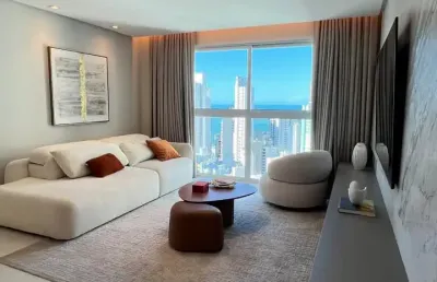 Apartamento mobiliado no ed phoenix tower da fg para locação anual