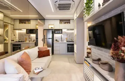 Apartamento 2 dormitórios proximó à estação eucaliptos