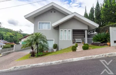 Casa em condomínio fechado com 3 quartos à venda no itoupava central, blumenau , 214 m2 por r$ 1.599.000