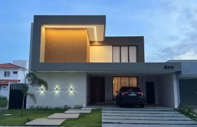 Casa em condomínio fechado com 4 quartos à venda na Avenida Oceânica, Centro, Barra dos Coqueiros