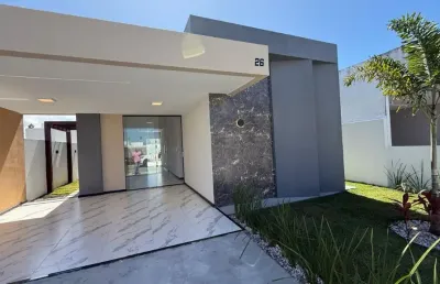 Casa em condomínio fechado com 3 quartos à venda na Rodovia Engenheiro Edilson Távora, 120, Olhos D\'água, Barra dos Coqueiros