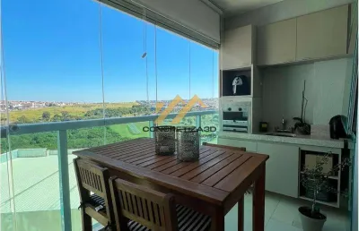 Apartamento à venda em indaiatuba, jardim pompéia, com 3 quartos, com 84 m², condomínio le jardin