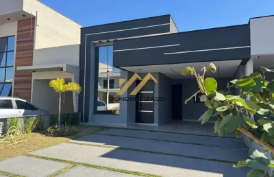 Casa à venda em indaiatuba, loteamento park gran reserve, com 3 suítes, com 135 m²