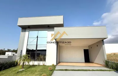 Casa à venda em indaiatuba, park gran reserve, com 3 suítes, com 162 m², park gran reserve