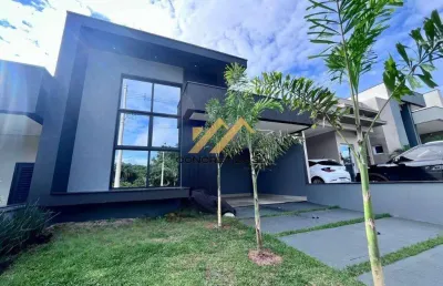 Casa à venda em indaiatuba, condomínio park gran reserve, com 3 quartos, com 134 m²