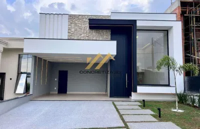 Casa à venda em indaiatuba, residencial evidências, com 3 suítes, com 198 m², condomínio evidências