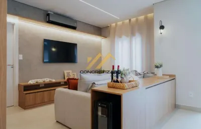 Apartamento com 3 quartos sendo 1 suíte à venda, 77 m² - swiss park - indaiatuba/sp