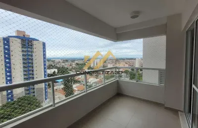 Apartamento com 3 quartos para alugar, 98 m² - edifício due - indaiatuba/sp