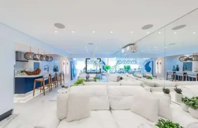 Apartamento para venda em santos, boqueirão, 3 dormitórios, 3 suítes, 5 banheiros, 3 vagas