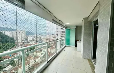 Apartamento para venda em santos, marapé, 3 dormitórios, 1 suíte, 3 banheiros, 1 vaga