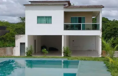 Chácara 1ha - 10.000m² na ponte alta sul + casa sede com piscina + 2 casas
