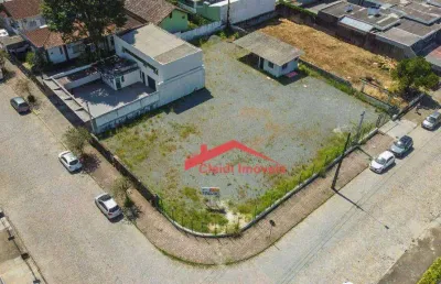 Terreno esquina à venda, 1189 m² por r$ 2.390.000 - anita garibaldi - joinville/sc