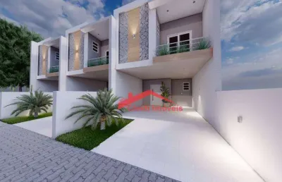 Sobrado com 3 dormitórios à venda, 139 m² por r$ 670.000,00 - são marcos - joinville/sc