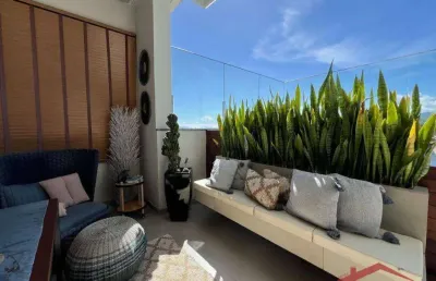 Apartamento com 3 dormitórios à venda, 130 m² por r$ 949.500,00 - santo antônio - joinville/sc