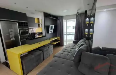 Apartamento com 2 dormitórios para alugar, 60 m² por r$ 4.520/mês - anita garibaldi - joinville/sc