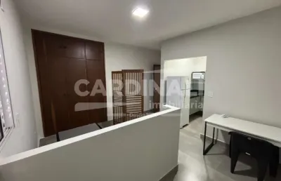 Apartamento studio com 1 dormitório e 28 m², novo e mobiliado em barão geraldo próx. à unicamp
