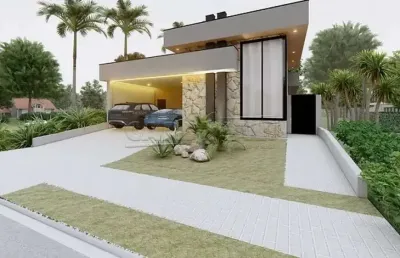 Casa em condomínio fechado com 3 quartos à venda na Rua Sebastião Cardoso (Loteamento Jardim Okinawa), Quadra D, Lote 6, 168, Parque Brasil 500, Paulínia