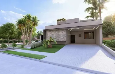 Casa em condomínio fechado com 3 quartos à venda na Rua Sebastião Cardoso (Loteamento Jardim Okinawa), Quadra B, Lote 30, 168, Parque Brasil 500, Paulínia