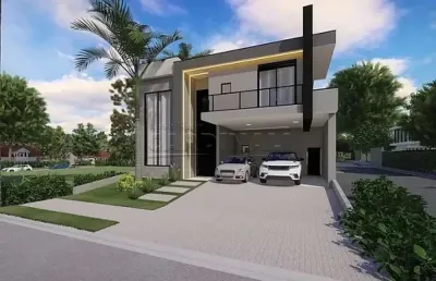 Casa em condomínio fechado com 4 quartos à venda na Rua Sebastião Cardoso (Loteamento Jardim Okinawa), Quadra B, Lote 29, 168, Parque Brasil 500, Paulínia