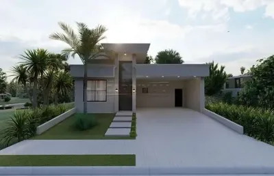 Casa em condomínio fechado com 3 quartos à venda na Rua Sebastião Cardoso (Loteamento Jardim Okinawa), Quadra G, Lote 30, 168, Parque Brasil 500, Paulínia