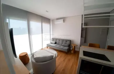 Apartamento/studio à venda e locação no bairro cambuí com 1 dormitório e 1 garagem, campinas/sp.