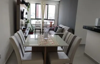 Apartamento mobiliado, 02 quartos no bairro de manaíra, joão pessoa - pb