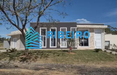 Grande oportunidade! linda casa de campo de 4 suítes mobiliada no interior