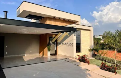 Casa à venda em indaiatuba, jardim residencial viena, com 3 suítes, com 142 m², condomínio viena