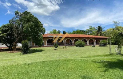 Chácara à venda em indaiatuba, colinas do mosteiro de itaici, com 6 quartos, com 30000 m²