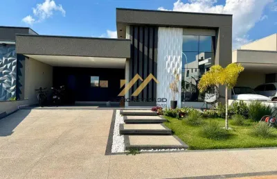 Casa à venda em indaiatuba, jardim residencial dona maria josé, com 3 suítes, com 204 m²