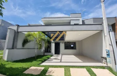 Sobrado à venda em indaiatuba, jardins do império, com 3 quartos, com 153 m², condomínio vila paraty