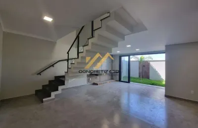 Sobrado à venda em indaiatuba, jardins do império, com 3 quartos, com 153 m², condomínio vila paraty