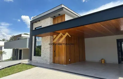 Casa à venda em indaiatuba, jardim piemonte, com 3 suítes, com 196.58 m², condomínio piemonte