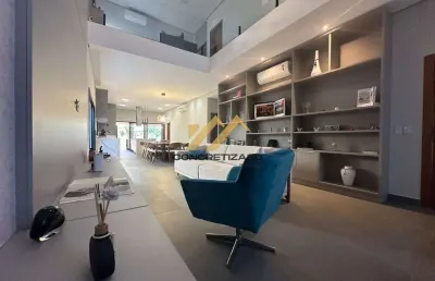 Sobrado à venda em indaiatuba, condomínio helvétia park, com 4 suítes, com 348 m²