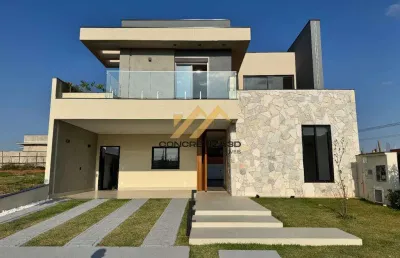 Sobrado à venda em indaiatuba, chácaras alvorada, com 4 suítes, com 282.6 m²