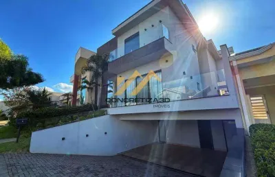 Sobrado à venda em indaiatuba, altos da bela vista, com 3 suítes, com 357.37 m²