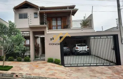 Sobrado à venda em indaiatuba, jardim bela vista, com 4 quartos, com 264 m²