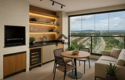 Apartamento duplex cobertura - á venda com 210 m² - 4 quartos - 4 wcs - 2 terraços gourmet -olga botanique - zona leste