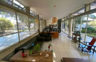 Casa de alto padrão para aluguel no granja olga ii – porteira fechada – 4 suítes