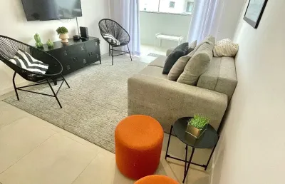 Apartamento com vista para o mar no centro de balneário camboriú