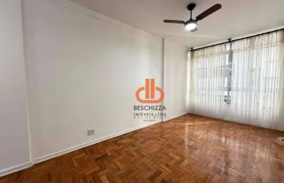 Apartamento com 1 dormitório para alugar, 50 m² por r$ 2.400,00/mês - aparecida - santos/sp