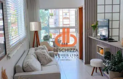 Casa com  dois quartos, sendo um suíte embaré - santos/sp