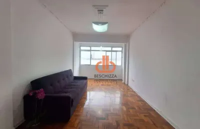 Apartamento ponta da praia santos dois quartos elevador vaga andar alto