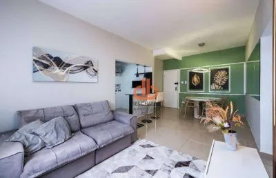 Apartamento para alugar, 86 m² por r$ 5.500,00/mês - boqueirão - santos/sp