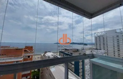 Apartamento  boqueirão santos studio varanda vista praia lazer vaga