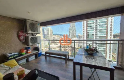 Apartamento com três quartos, na  pompéia  santos/sp