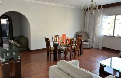 Apartamento com tres quartos para alugar, 181 m² por r$ 7.002/mês - boqueirão - santos/sp
