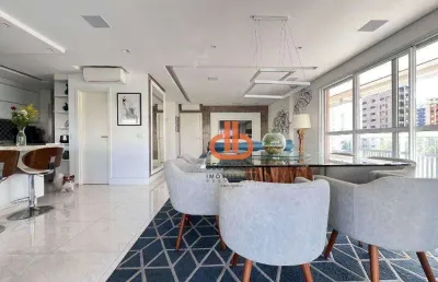 Apartamento garden com 4 dormitórios à venda, 251 m² por r$ 4.000.000,00 - gonzaga - santos/sp