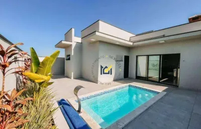 Casa em condomínio com 3 dormitórios à venda, 134 m² por r$ 1.100.000 - condomínio reserva central parque - salto/sp