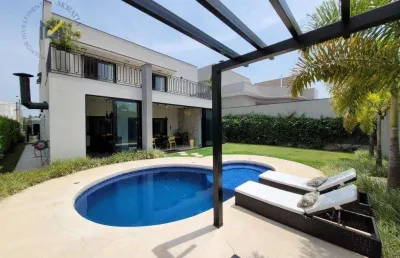 Casa em condominio com 3 dormitórios à venda, 302 m² por r$ 2.400.000 - condominio portal dos bandeirantes - salto/sp